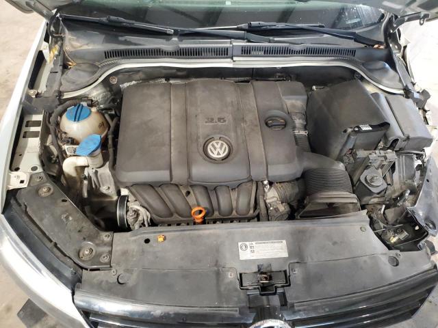 3VWDZ7AJ7BM317729 - 2011 VOLKSWAGEN JETTA SE SILVER photo 11