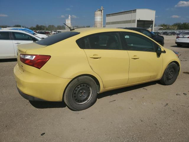 KNADM4A31G6547045 - 2016 KIA RIO LX YELLOW photo 3