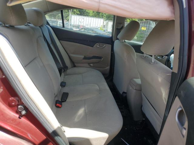 2HGFB2F58DH555414 - 2013 HONDA CIVIC LX Tünd qırmızı foto 10