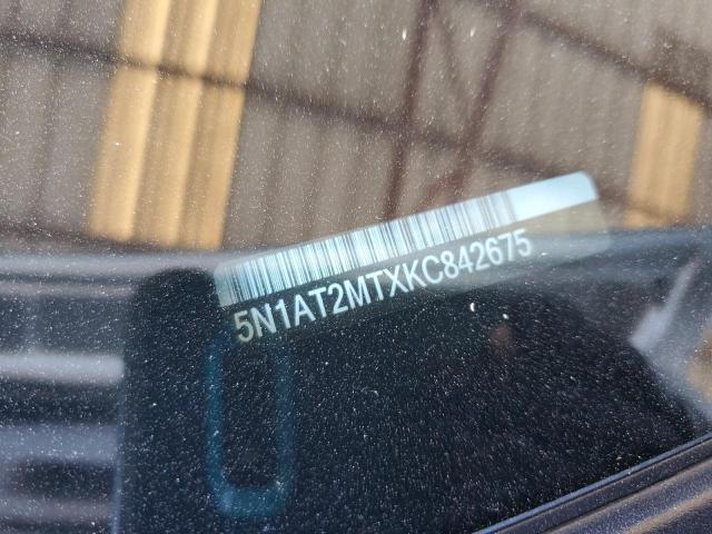 5N1AT2MTXKC842675 - 2019 NISSAN ROGUE S WHITE photo 13