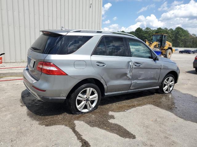 4JGDA5JBXFA530700 - 2015 MERCEDES-BENZ ML 350 ვერცხლისფერი ფოტო 3
