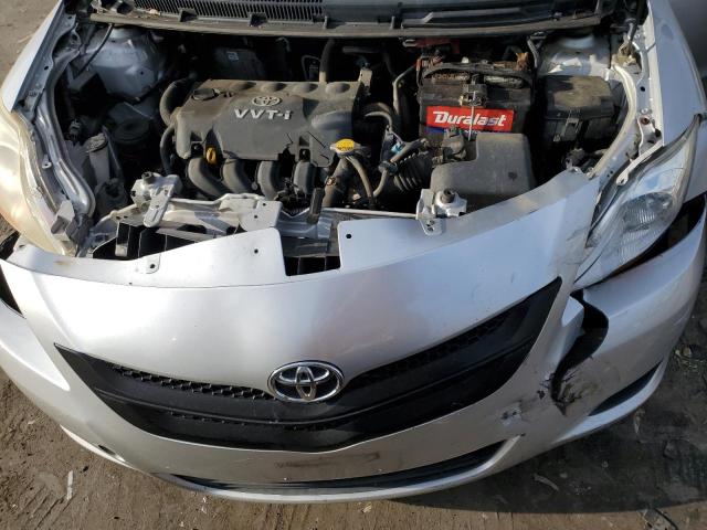 JTDBT923X71012589 - 2007 TOYOTA YARIS SILVER photo 11