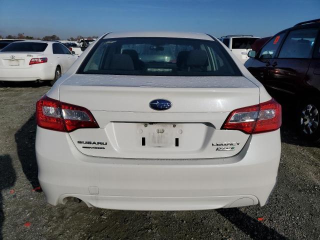 4S3BNAA69F3034867 - 2015 SUBARU LEGACY 2.5I WHITE photo 6