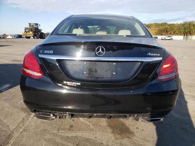 WDDWF4KB5JR343209 - 2018 MERCEDES-BENZ C300 300 4MATIC BLACK photo 6