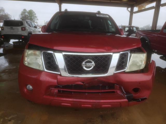 5N1AR1NN2BC613416 - 2011 NISSAN PATHFINDER S RED photo 5