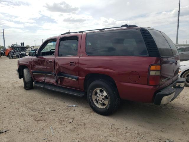 1GNEC16T81J208120 - 2001 CHEVROLET SUBURBAN C1500 BURGUNDY photo 2