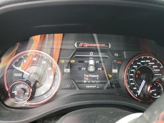 1C6SRFLT6NN238265 - 2022 RAM 1500 REBEL SILVER photo 9