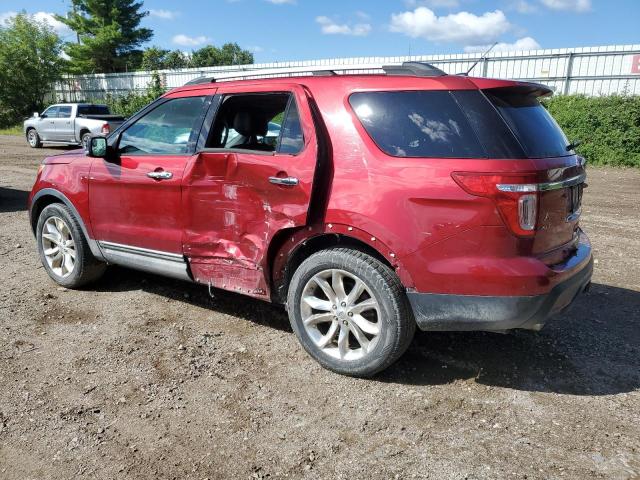 1FM5K8D88DGC85537 - 2013 FORD EXPLORER XLT 勃艮第红 照片 2