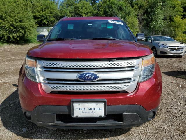 1FM5K8D88DGC85537 - 2013 FORD EXPLORER XLT 勃艮第红 照片 5