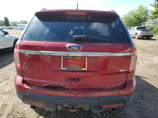 1FM5K8D88DGC85537 - 2013 FORD EXPLORER XLT 勃艮第红 照片 6