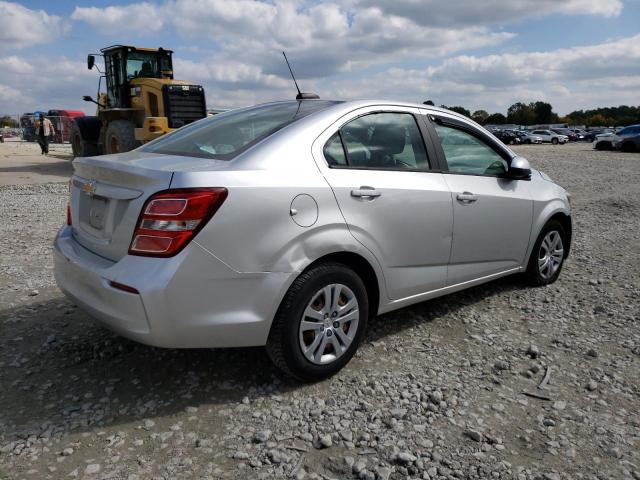 1G1JB5SHXH4162262 - 2017 CHEVROLET SONIC LS ვერცხლისფერი ფოტო 3