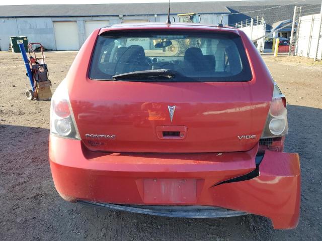 5Y2SP67849Z405953 - 2009 PONTIAC VIBE RED photo 6