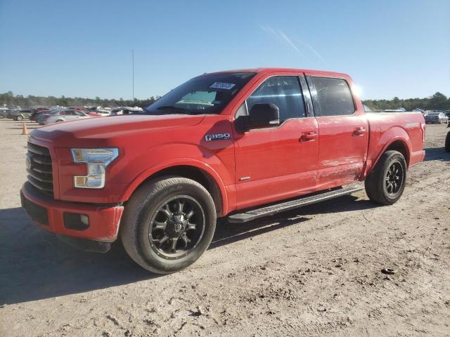 1FTEW1CP2GKD38159 - 2016 FORD F150 SUPERCREW RED photo 1