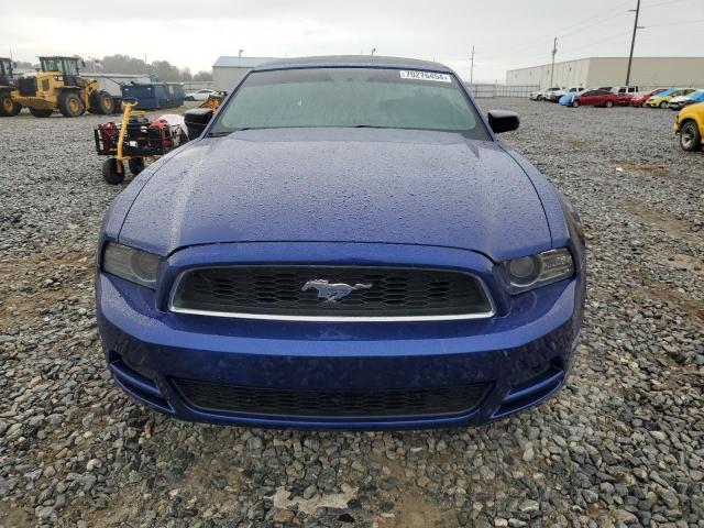 1ZVBP8EM0E5295977 - 2014 FORD MUSTANG BLUE photo 5