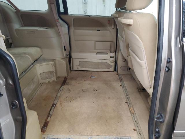 5FNRL3H4XAB042587 - 2010 HONDA ODYSSEY EX BROWN photo 11