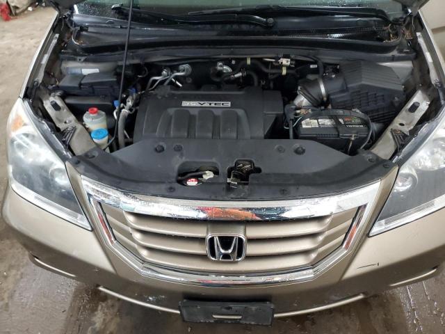 5FNRL3H4XAB042587 - 2010 HONDA ODYSSEY EX BROWN photo 12