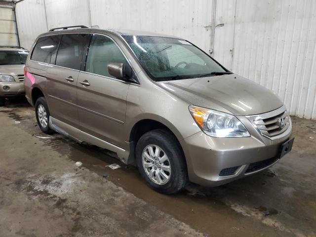 5FNRL3H4XAB042587 - 2010 HONDA ODYSSEY EX BROWN photo 4