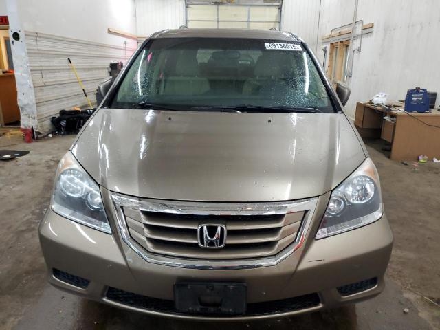 5FNRL3H4XAB042587 - 2010 HONDA ODYSSEY EX BROWN photo 5