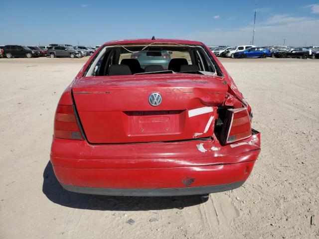 3VWSD69M81M135101 - 2001 VOLKSWAGEN JETTA GLS RED photo 6