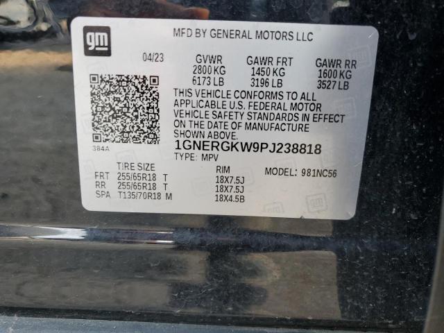 1GNERGKW9PJ238818 - 2023 CHEVROLET TRAVERSE LT Qara foto 13