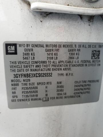 3GYFNBE3XCS629332 - 2012 CADILLAC SRX PERFORMANCE COLLECTION Blanc photo 14