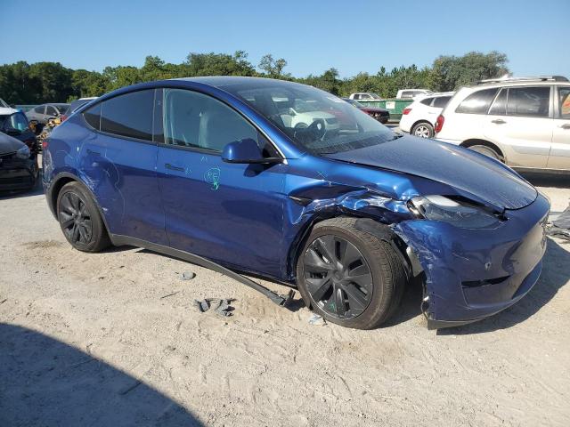 7SAYGAEEXSF256579 - 2025 TESLA MODEL Y BLUE photo 4