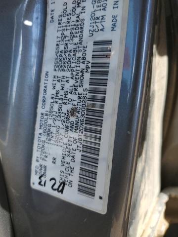 JTJBT20X630002815 - 2003 LEXUS GX 470 GRAY photo 14