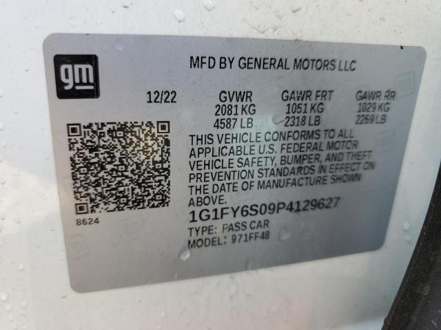 1G1FY6S09P4129627 - 2023 CHEVROLET BOLT EUV LT WHITE photo 13