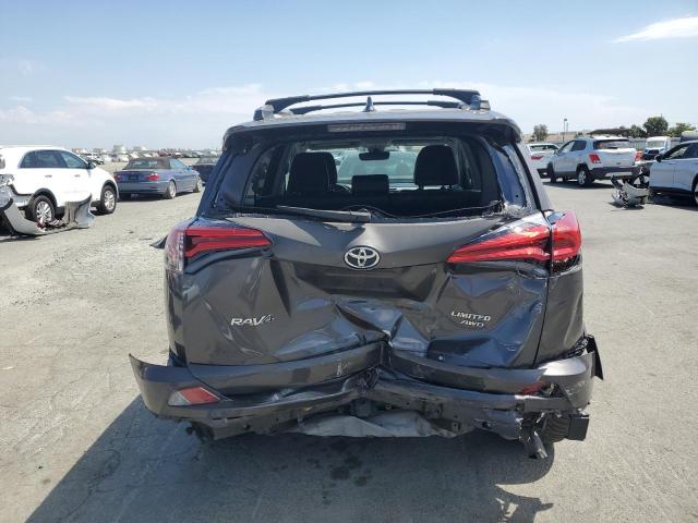 2T3DFREV8HW591338 - 2017 TOYOTA RAV4 LIMITED GRAY photo 6