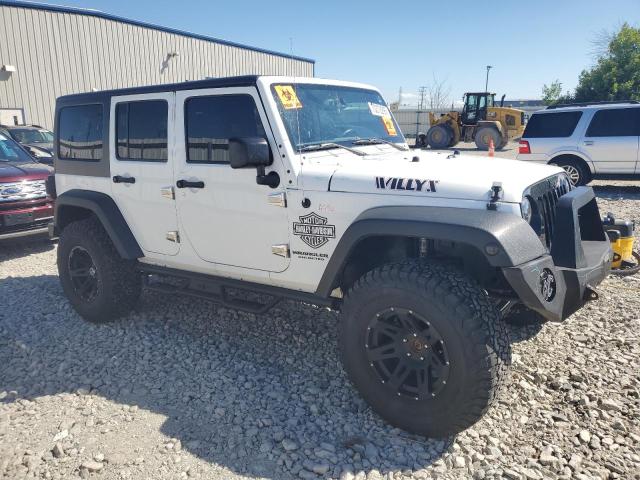 1C4BJWDG8FL587510 - 2015 JEEP WRANGLER U SPORT WHITE photo 4