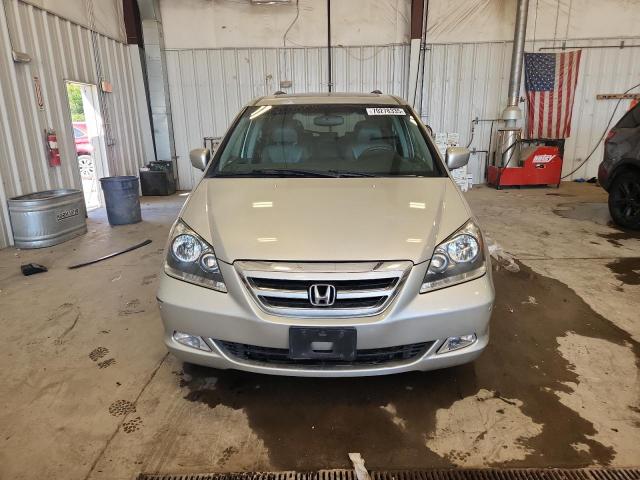 5FNRL38836B096081 - 2006 HONDA ODYSSEY TOURING SILVER photo 5