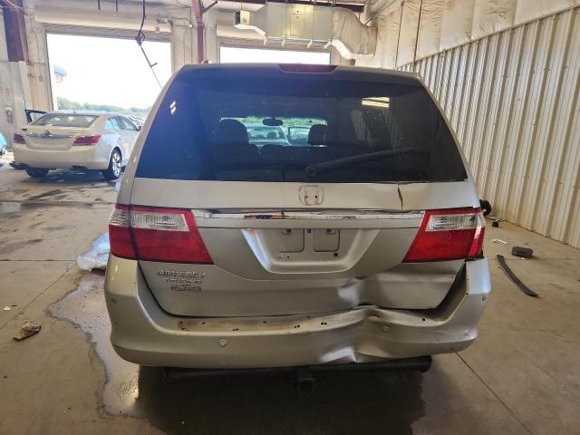 5FNRL38836B096081 - 2006 HONDA ODYSSEY TOURING SILVER photo 6