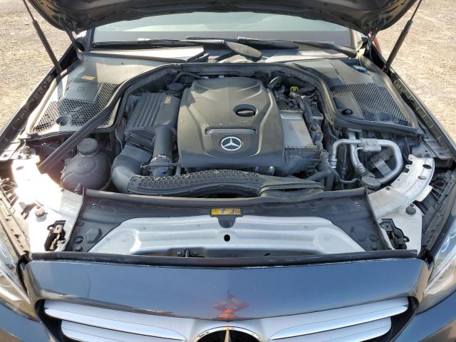 55SWF4KB3GU110338 - 2016 MERCEDES-BENZ C 300 4MATIC GRAY photo 11