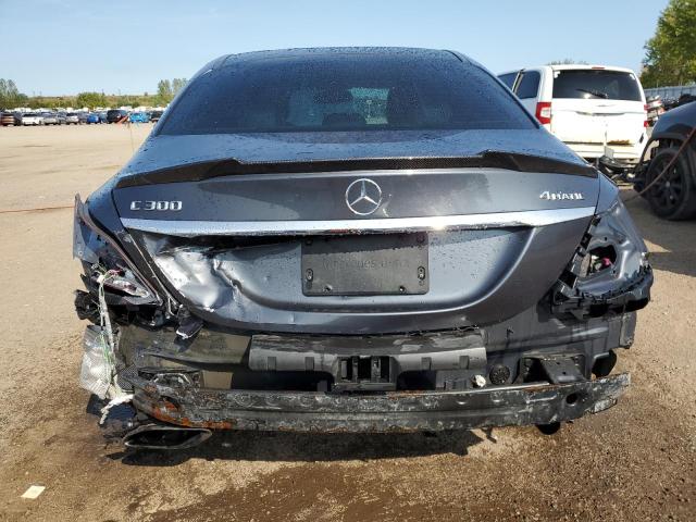 55SWF4KB3GU110338 - 2016 MERCEDES-BENZ C 300 4MATIC GRAY photo 6