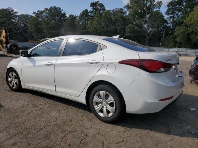 5NPDH4AE0GH735229 - 2016 HYUNDAI ELANTRA SE WHITE photo 2