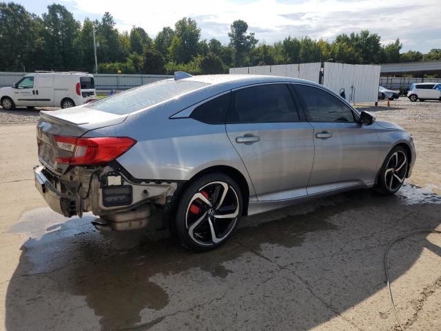 1HGCV2F37KA005836 - 2019 HONDA ACCORD SPORT ვერცხლისფერი ფოტო 3