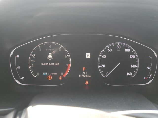 1HGCV2F37KA005836 - 2019 HONDA ACCORD SPORT ვერცხლისფერი ფოტო 9