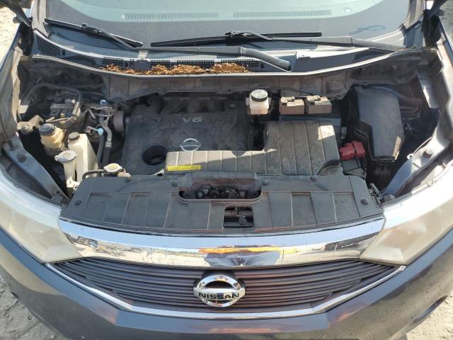 JN8AE2KP9C9036172 - 2012 NISSAN QUEST S GRAY photo 12