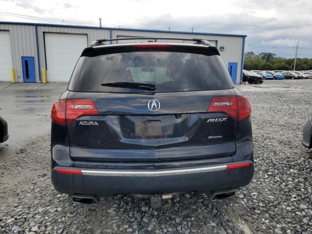 2HNYD2H45CH537676 - 2012 ACURA MDX TECHNOLOGY BLACK photo 6