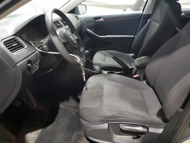 3VW1K7AJ2DM256641 - 2013 VOLKSWAGEN JETTA BASE BLACK photo 7