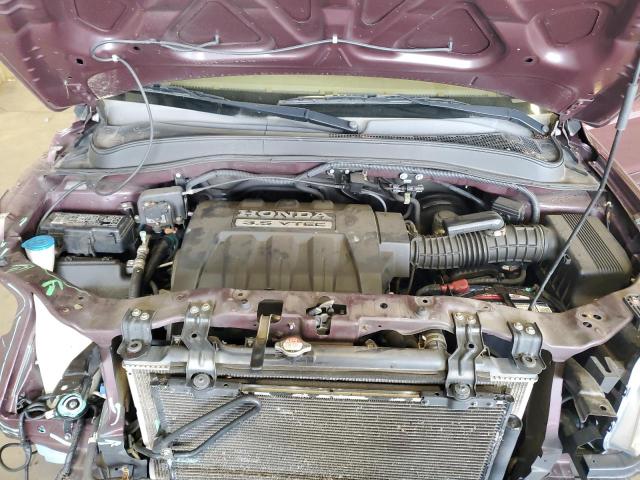 5FNYF18677B026266 - 2007 HONDA PILOT EXL BURGUNDY photo 12