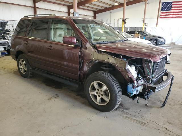 5FNYF18677B026266 - 2007 HONDA PILOT EXL BURGUNDY photo 4