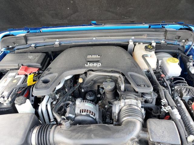 1C4HJXDG8MW839610 - 2021 JEEP WRANGLER U SPORT Կապույտ լուսանկար 12