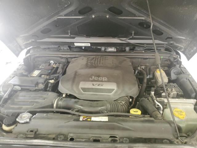 1C4BJWDG3EL102799 - 2014 JEEP WRANGLER U SPORT BLACK photo 11