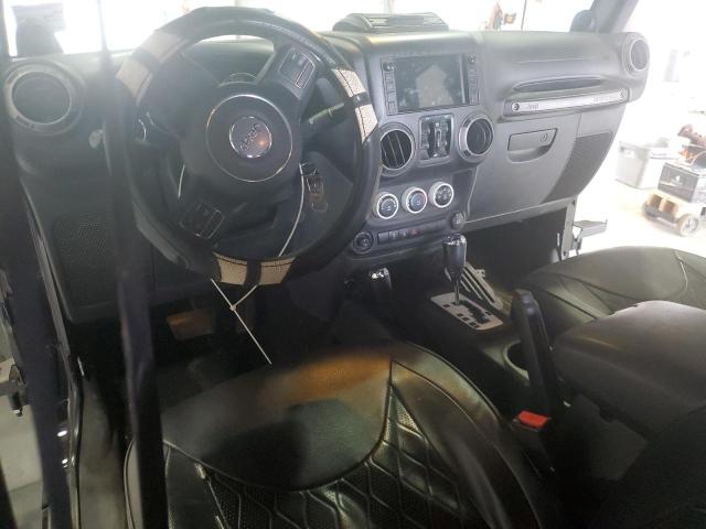 1C4BJWDG3EL102799 - 2014 JEEP WRANGLER U SPORT BLACK photo 8