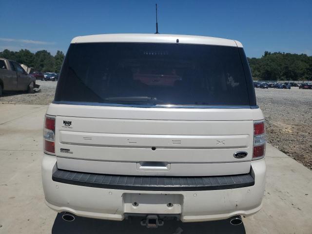 2FMGK5C87DBD23114 - 2013 FORD FLEX SEL WHITE photo 6