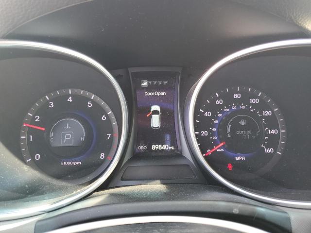 5XYZU3LBXEG206504 - 2014 HYUNDAI SANTA FE S SILVER photo 9