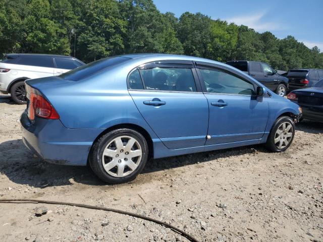 1HGFA16557L141821 - 2007 HONDA CIVIC LX BLUE photo 3