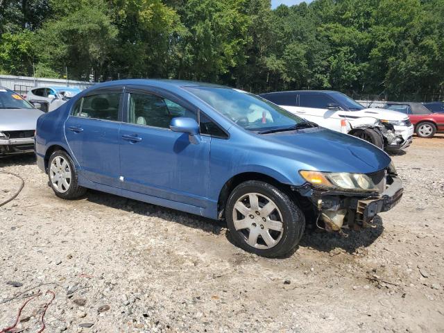 1HGFA16557L141821 - 2007 HONDA CIVIC LX BLUE photo 4