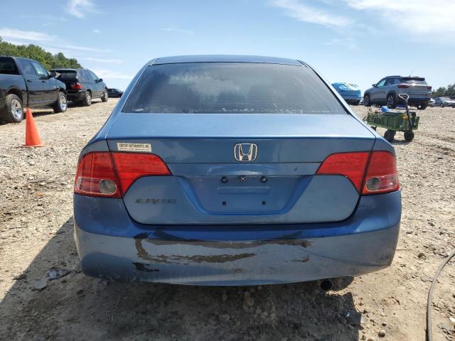 1HGFA16557L141821 - 2007 HONDA CIVIC LX BLUE photo 6